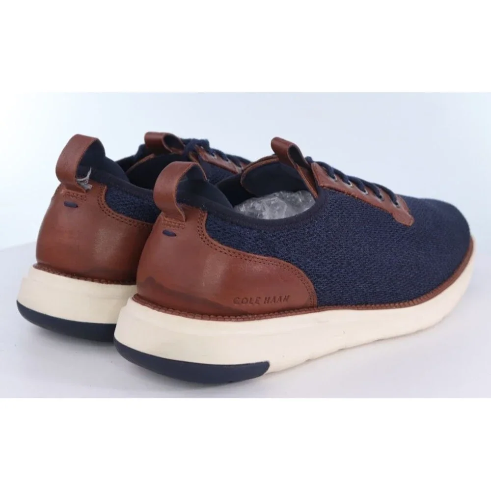 Cole Haan Grand Atlantic Men's Knit Oxfords Casual Shoes Size 12 M Blue C38502